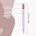 Bridal Pencils for Bridal Shower Games & Wedding Favors, White Short Pencils for Guests, Mini Pencils for Games