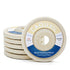 5PCS Wool Polishing Wheel Disc 4.5" x 7/8" for Angle Grinder, Buffing Wheel for Metal Marble Glass
