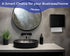 300 Commercial Multifold Paper Towel Dispenser Wall Mount (Black), Folded Hand Towel Dispenser for Bathroom/Restroom
