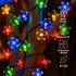 60 8 ANJAYLIA LED Solar Flower String Lights Outdoor Waterproof, Cherry Blossom Lights with Modes, Solar Powered