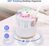 Desk Pen Holder with 5 Compartments - 360° Rotating Organizer for Women and Men, Tidy Desk Caddy