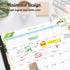 Gannyfer Large Desk Calendar 2024-2025, 18 Month Calendar Jul 2024 - Dec 2025, 22" x 17" Desktop Pad for Planning