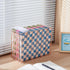 Y YOMA 6 Pack Decorative Hanging File Folders, Letter Size, Checkerboard Organizer for Office Home with 1/5-Cut Tabs,