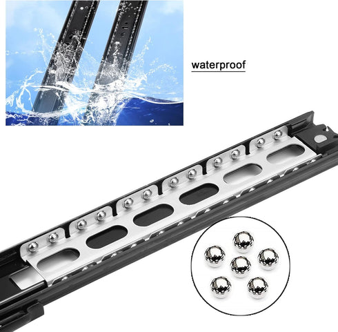 V3VOGUE Linear Slide Bearing - Drawer Ball Bearing Slides,for Bedside Cabinet, Wardrobe, Shoe Cabinet,undermount Drawer