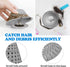 Bathtub Drain Hair Catcher, Silicone Collapsible Drain Protector for Pop-Up and Regular Drains, 1 Pack