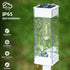 8 Pack Bulb Solar Pathway Lights Solar Outdoor Lights with LED Tungsten Filament Waterproof Stainless Steel Garden