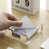 Clear Acrylic Sticky Note Holder, Memo Pad Dispenser Box, Message Pad Storage for Office, Home, School, Business Card
