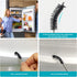 Extra-Thick Drain Brush with Stronger Spring, 67-Inch Flexible Pipe Cleaning Tool for Curved Pipes