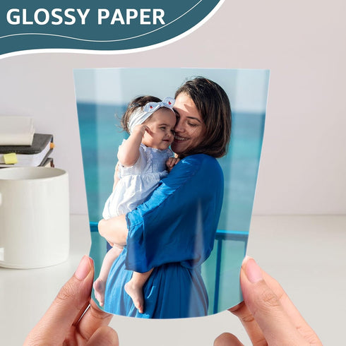 4x6 36 4 6 200 ZBEIVAN Photo Paper, Glossy Photo Papers Sheets, x Inkjet Printer Photo Paper for Dye Ink, GSM
