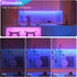 2PCS Lights,Dimmable Decoration,2000mAH WOBANE Rechargeable LED Strip RGB Rope Lighting with Remote,Battery Operated