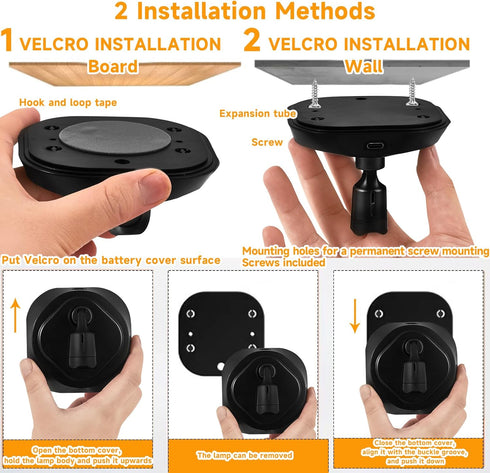 3CTT, Dimmable 2 Pack Wireless LED Spotlight Indoor with Remote, Battery Powered Picture Lights, Rechargeable Spot