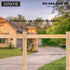 SANKINS Anti-Sag Gate Kits for Wooden Fence, Black Support Cable Kit for Outdoor Repair