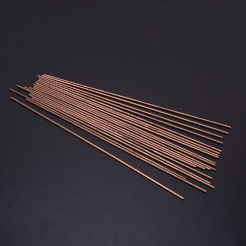 20Pcs Copper Welding Rod, Self-fluxing Brazing Round Welding Rod for Low Temperature Welding