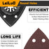 158 LEILUO Pcs Multitool Blade Kits Cutting and Sandpaper Oscillating Tool Accessories Universal Oscillating Saw Blades