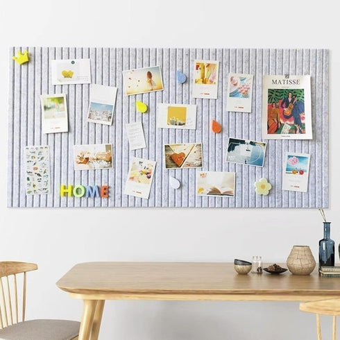 Large Felt Wall Tiles, 47"x35" Felt Bulletin Board Tiles for Office, Noise Reduction Felt Boards, 12-Pack