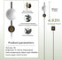 Dimmable 0-100LM 3000K 4.92ft L LOHAS LED Night Lights Plug into Wall, Night Light, Dusk to Dawn Sensor, Adjustable