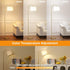 Dimmable Bulb, Ambimall Arc Floor Lamp with Remote and Stepless Colors Temperature & Brightness Adjustable, Gold Floor