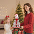 CCINEE Christmas Money Holders for Cash Gift, Creative Santa Claus Wooden Money Dispenser for Xmas Give Money Gifts