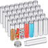 40 Pcs 110ml Clear Test Tubes with Lids - Plastic Candy Tube for Science Party and Storage