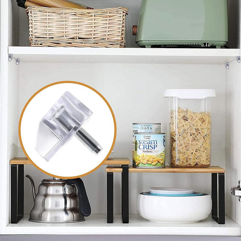 BokWin 20Pcs 3mm (1/8 Clear Shelf Support Pegs in) Plastic Cabinet Clips Holder, Book Shelf Holder Pins for Kitchen
