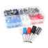 Baomain 450pcs Copper Crimp Connector Kit, Insulated Ferrules in 5 Sizes and 5 Colors, AWG 22-14