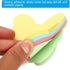 PATIKIL Butterfly Shape Sticky Notes, 2.7 x 2.7 Inch, 3 Pads, 100 Sheets/Pad, Colorful Memo Pads for Home Office, 4