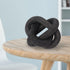 3 Link Wood Knot Decor, Maritown Wood Knot Chain Link Decor Coffee Table Decoration Modern Shelf Wooden Links Knots