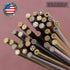 Mosaic Pin - (0.250 (1/4) Inch Diameter) - (898BA) - Decorative Knife Handle Pins and Rods, Brass and Aluminum