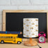 VIHOSE Car Kids Table Lamp for Bedroom Kids Bedside Lamp with Linen Wooden Nightstand Cartoon Nursery Lampshade