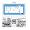 Hex Nuts Assortment Kit, 278Pcs (M2-0.4 to M10-1.5), 304 Stainless Steel Hardware with Tweezer