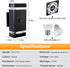 futxnziey 1 Pack, Outdoor Wall Lights Integrated LED Up Down Lights, Modern Black Outdoor Wall Light with Dusk to Dawn