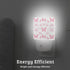 Pink Butterfly Night Light Plug Into Wall with Dusk to Dawn Sensor Wall Lamp, LED Nightlights for Bedroom, Bathroom