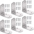 6Pcs Heavy Duty L Bracket Corner Braces 65x65x38mm Stainless Steel 90 Degree