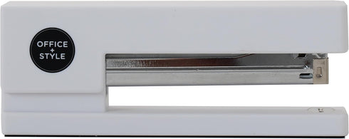Precision Jam-Free Full Strip Non-Skid Stapler, White