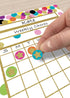 Teacher Created Resources (3602) Confetti Stars Mini Stickers