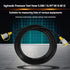 Black Hydraulic Pressure Test Hose for Excavator Construction Machinery - M16*2 Dual Female Liquid