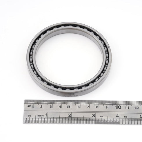 XIKE 1 Pcs 6815 C3 Deep Groove Bearing 75x95x10mm, Chrome Steel Open C3 Clearance for Industrial Equipment