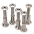 30pcs M6 Furniture Joint Connector Bolt & Cap Nut Kit for Cot Bed Crib Bolts