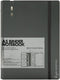 CAGIE A5 6 Ring Binder Notebook with Dividers, Refillable Planner with Pockets, Dark Grey, 7 x 9.25 Inch