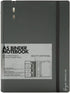 CAGIE A5 6 Ring Binder Notebook with Dividers, Refillable Planner with Pockets, Dark Grey, 7 x 9.25 Inch