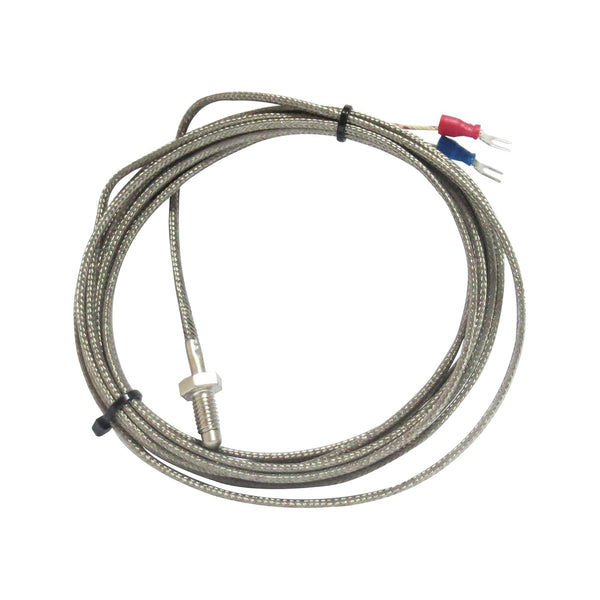 Meter Star M6 Screw Industrial Thermocouple Sensor K Type High Temperature 0-800 °C, Thermometer Line (10M, WRNT
