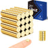 Small Magnets 120PCS 6x2mm, Golden Strong Rare Earth Tiny Neodymium Disc Magnets for Crafts, DIY