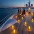 Haown 3D Set 2 (D3 H6) Outdoor Flameless Candles, Patented Dual-LED, of Slanted Plastic Pillars with Remote, Waterproof