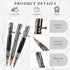 Crtiin Bullet Pens for Men - Bolt Action Ballpoint Pen with Gift Box and Black Ink Refills