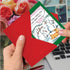 NobleWorks Merry Christmas Greeting Card with Envelope - 4.63 x 6.75 Inch, Colorful Cartoons, Snowman Arm C4336XSG