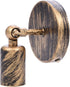 Yosoo Iron Wall Sconce Holder with E27 Light Socket, Retro Style, Cozy