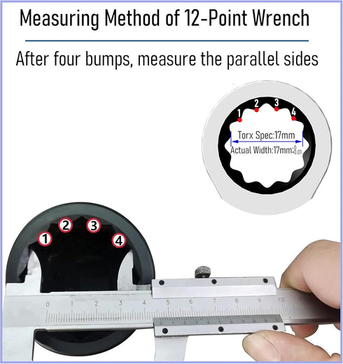 Double Box End Ratcheting Wrench, 14mm x 17mm Metric 72 Teeth 12 Point Ratchet Gear Spanner Tools