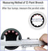 Double Box End Ratcheting Wrench, 14mm x 17mm Metric 72 Teeth 12 Point Ratchet Gear Spanner Tools