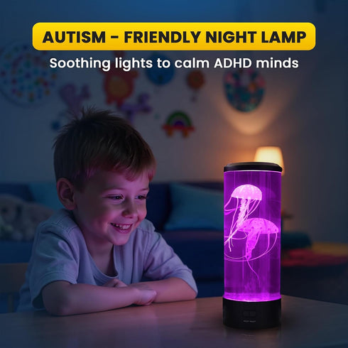 16 4 Brewish Jellyfish Lamp, Color Options, Mode Lifelike Jellyfish Aquarium, Auto Shutdown, Remote Control Electric
