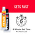 J-B Weld 8276 KwikWeld Quick Setting Steel Reinforced Epoxy - Dark Grey, 2 oz